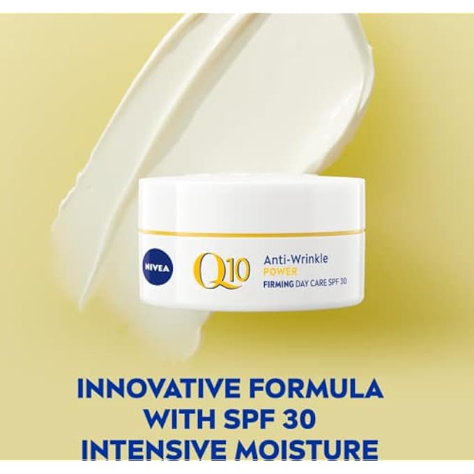 Nivea Q10 POWER ANTI-WRINKLE + FIRMING AGE SPOT DAY CREAM SPF30 (50ML), ANTI-AGEING FACE CREAM WITH CREATINE & Q10, REDUCES THE APPEARANCE OF WRINKLES - Image 3